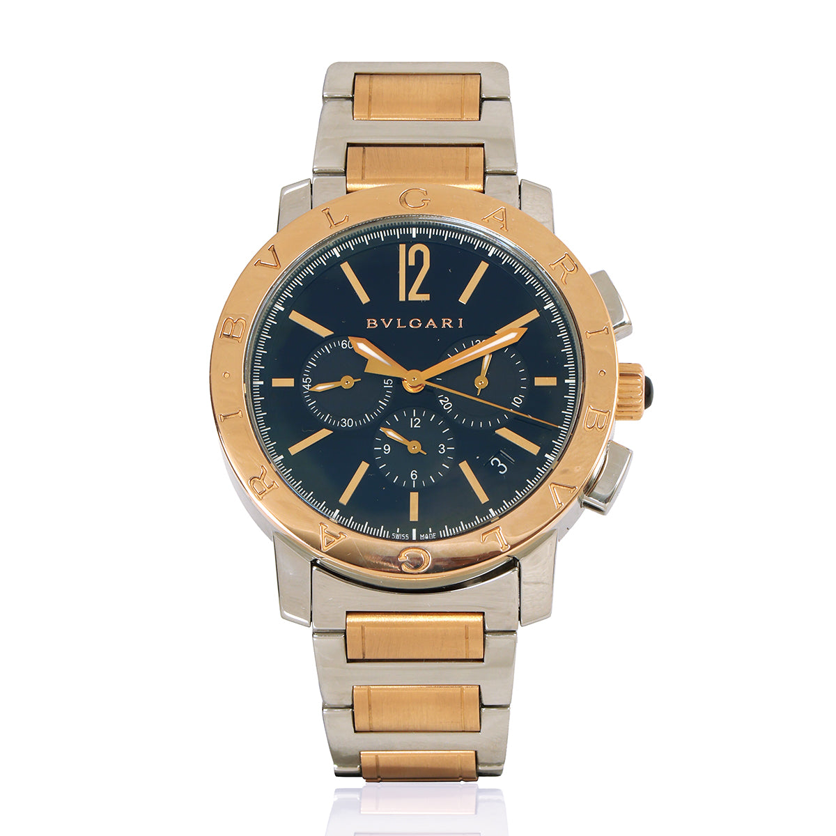 BB 41 SPG CH A Stainless Steel & Yellow Gold Automatic Choronograph Watch Dial Size 41MM