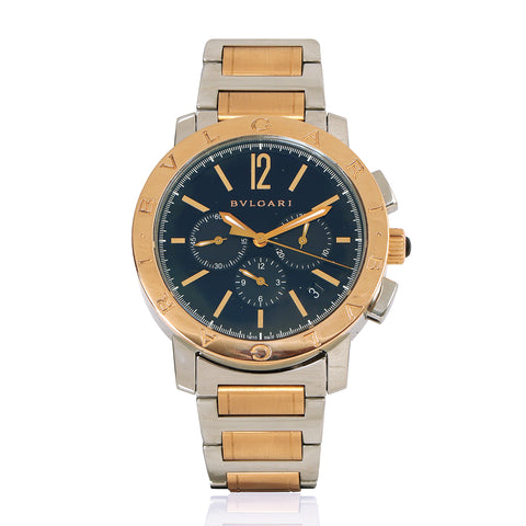 BB 41 SPG CH A Stainless Steel & Yellow Gold Automatic Choronograph Watch Dial Size 41MM