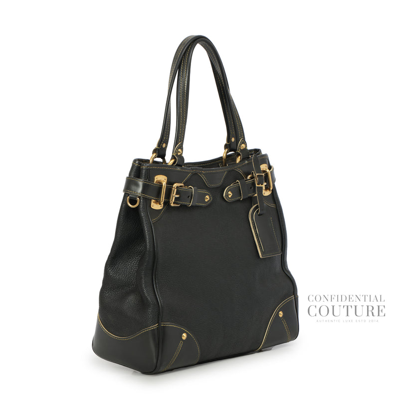 Suhali 2008 Le Majestueux Black Leather Bag