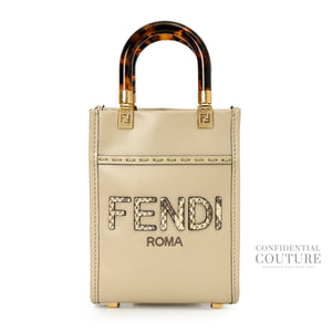 Beige Tortora Mini Sunshine Shopper Tote