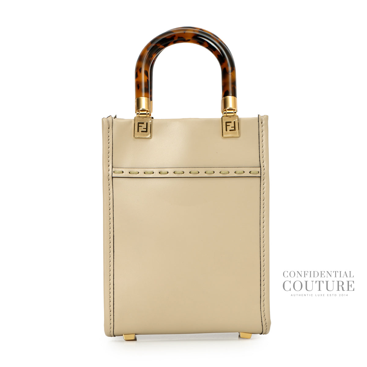 Beige Tortora Mini Sunshine Shopper Tote