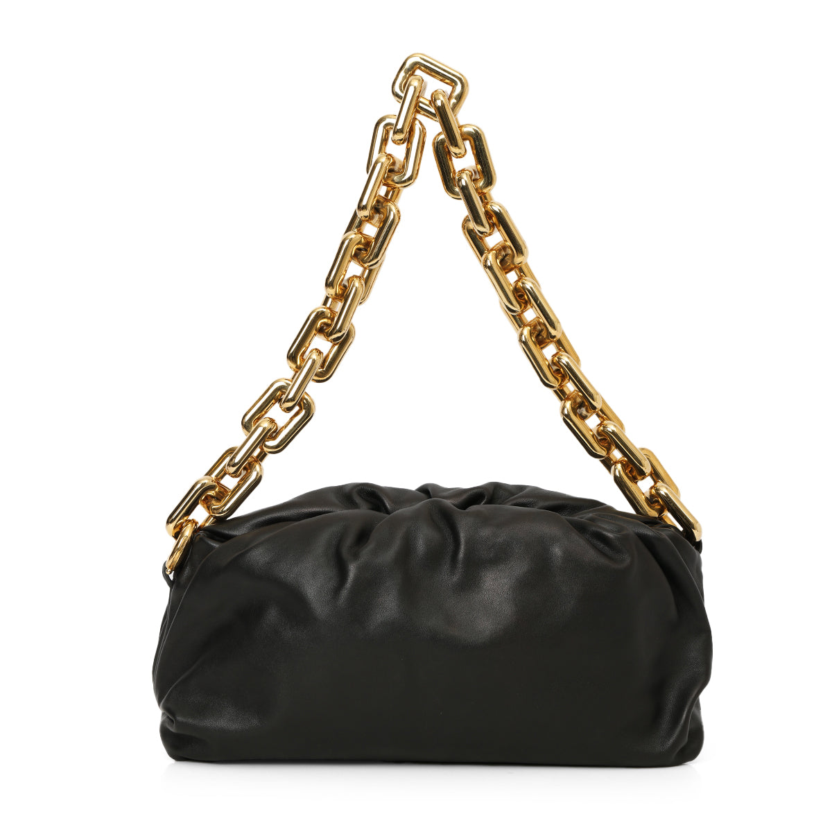 Black Chain Pouch Shoulder Bag