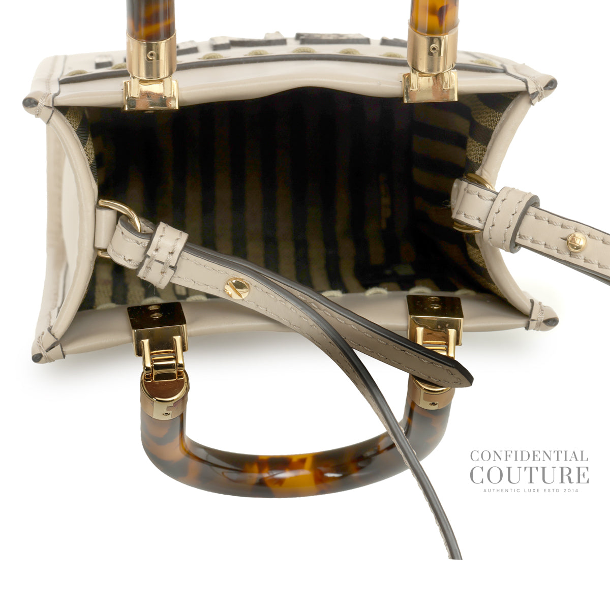 Beige Tortora Mini Sunshine Shopper Tote