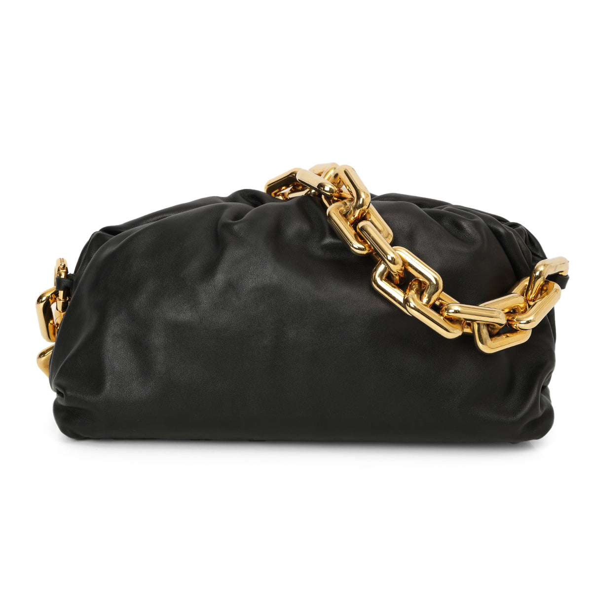 Black Chain Pouch Shoulder Bag
