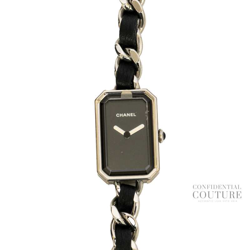 Black Première Triple Bracelet Iconic Chain Watch