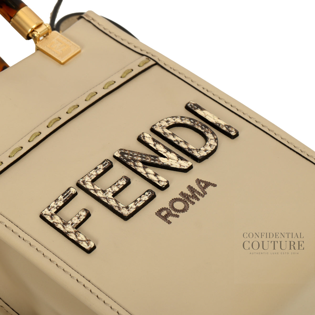 Beige Tortora Mini Sunshine Shopper Tote