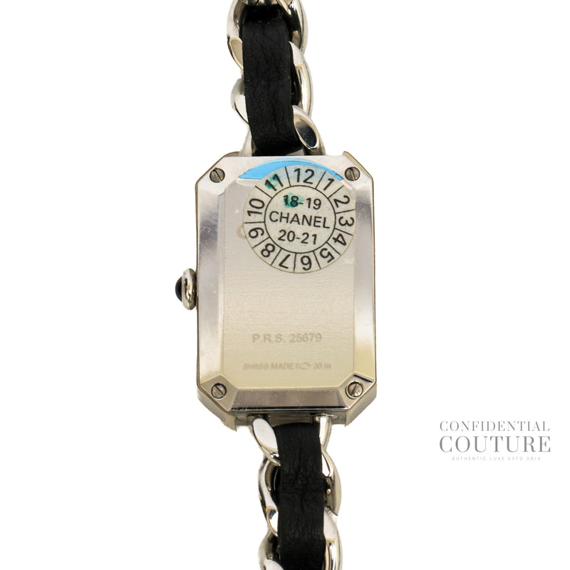 Black Première Triple Bracelet Iconic Chain Watch