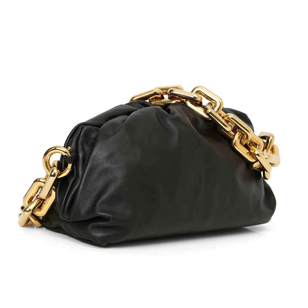 Black Chain Pouch Shoulder Bag