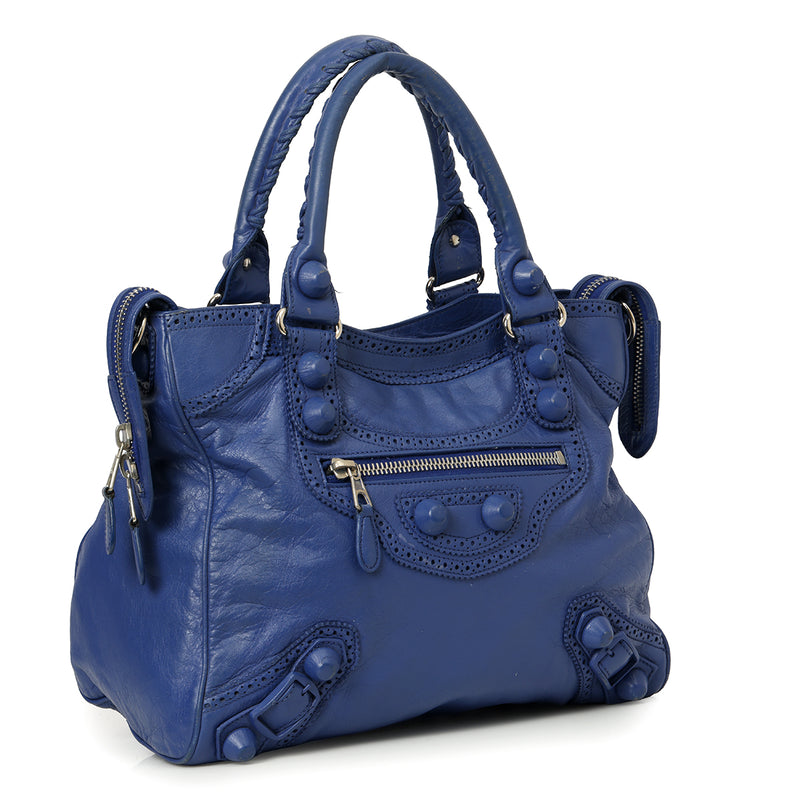 Balenciaga blue le city medium bag price