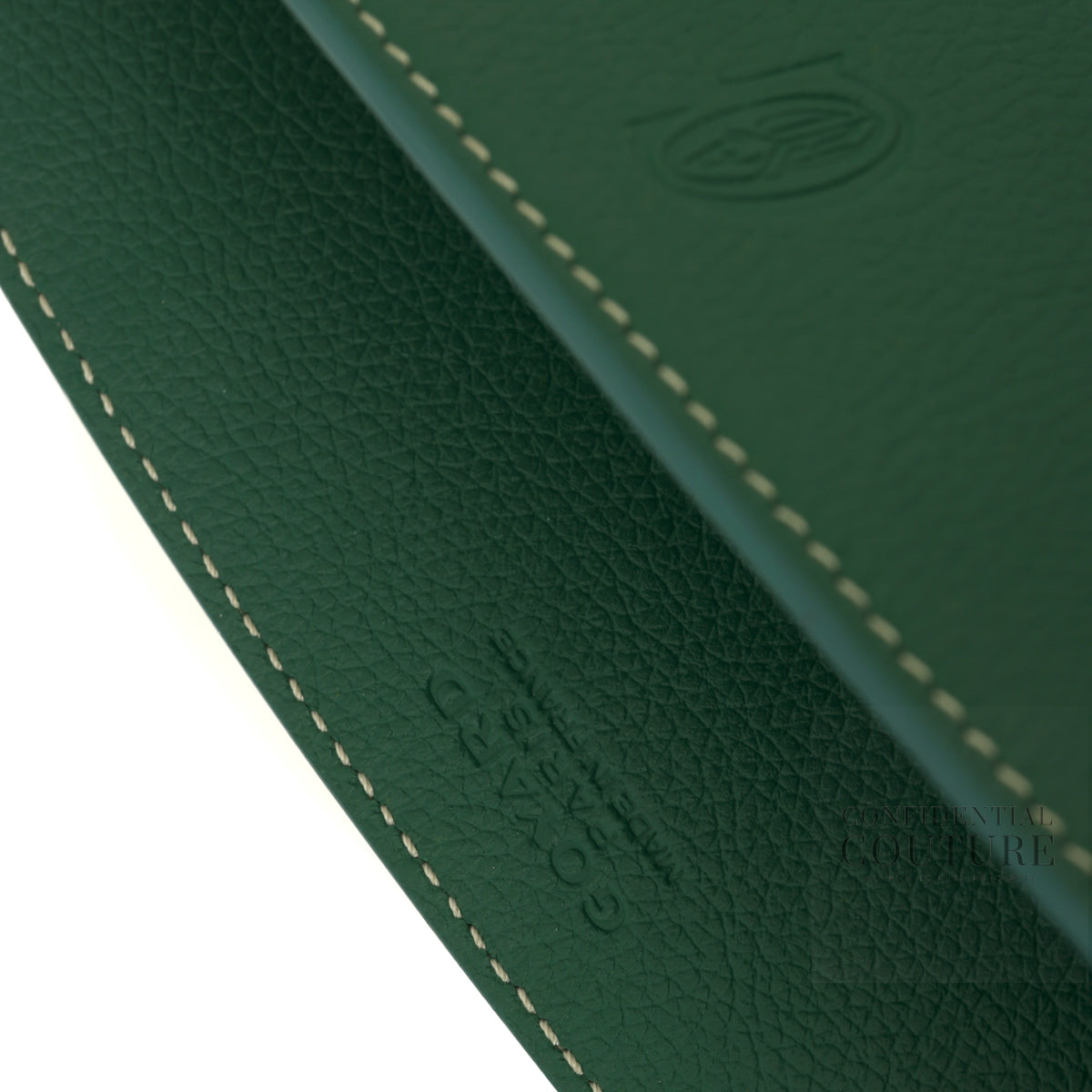 Rouette Structure Mini Bag Green Goyardine Palladium Hardware