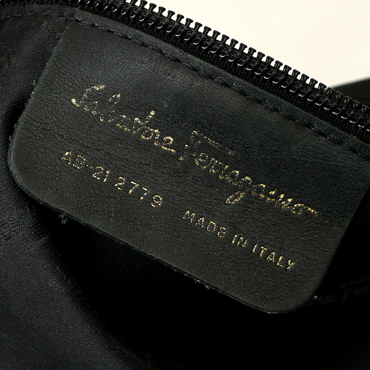 Black Canvas Gancini Hobo Bag