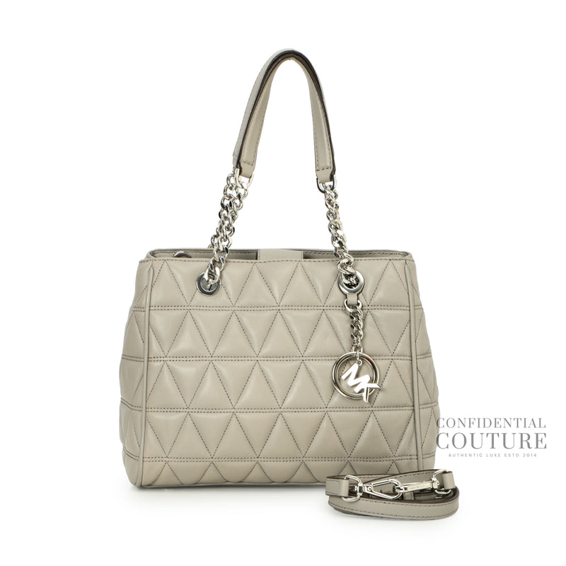 Grey Designer Tote Bag