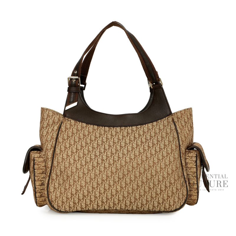 Beige/Brown Diorissimo Hobo Bag
