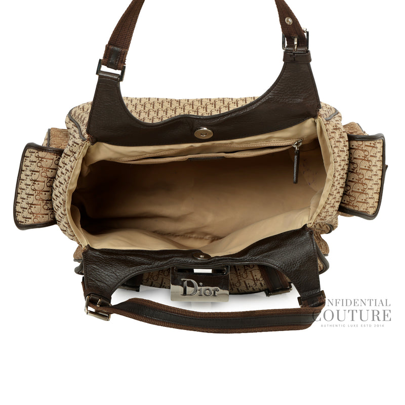 Beige/Brown Diorissimo Hobo Bag