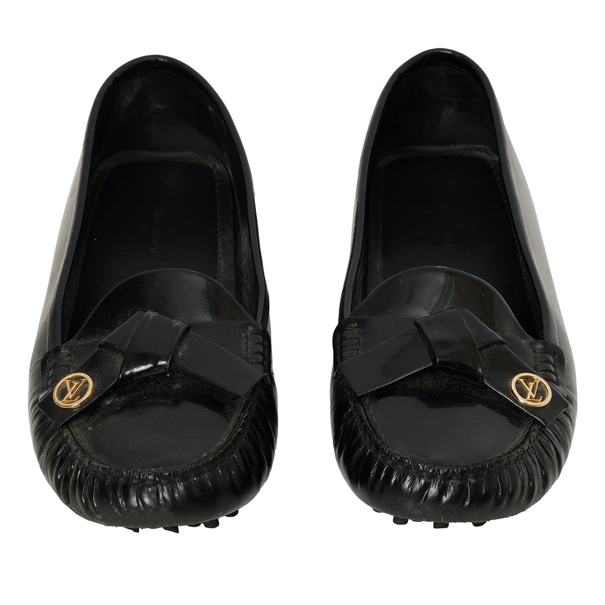 Signature Logo Patent Leather Oxford Loafers EU 37 | UK 4 | US 6.5
