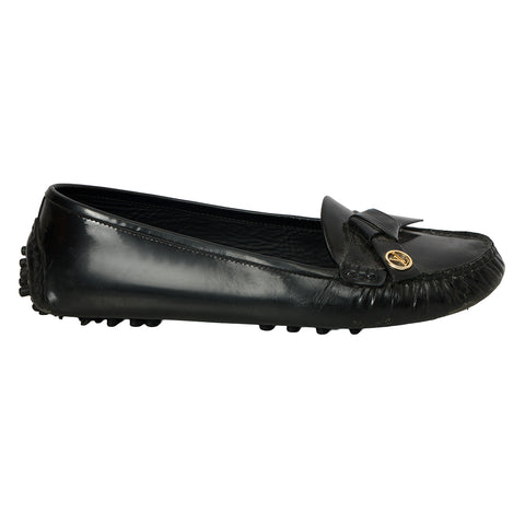 Signature Logo Patent Leather Oxford Loafers EU 37 | UK 4 | US 6.5