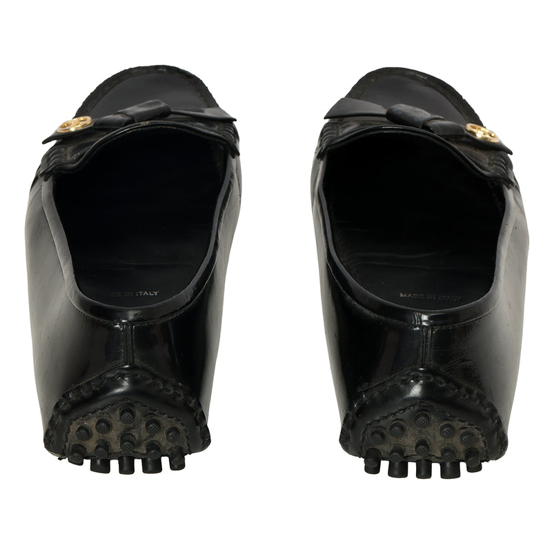 Signature Logo Patent Leather Oxford Loafers EU 37 | UK 4 | US 6.5