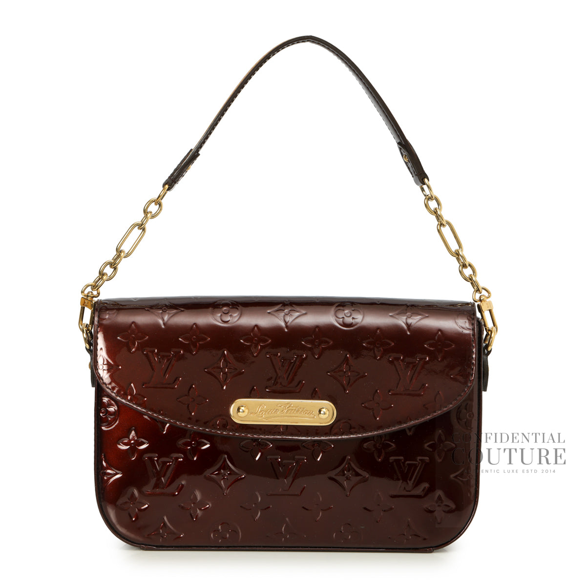 Amarante Monogram Vernis Rodeo Drive Bag