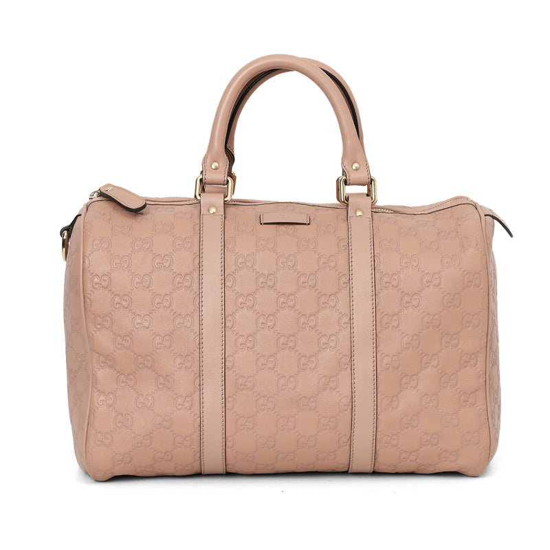 pre-loved Gucci Guccissima Leather Medium Joy Boston Bag