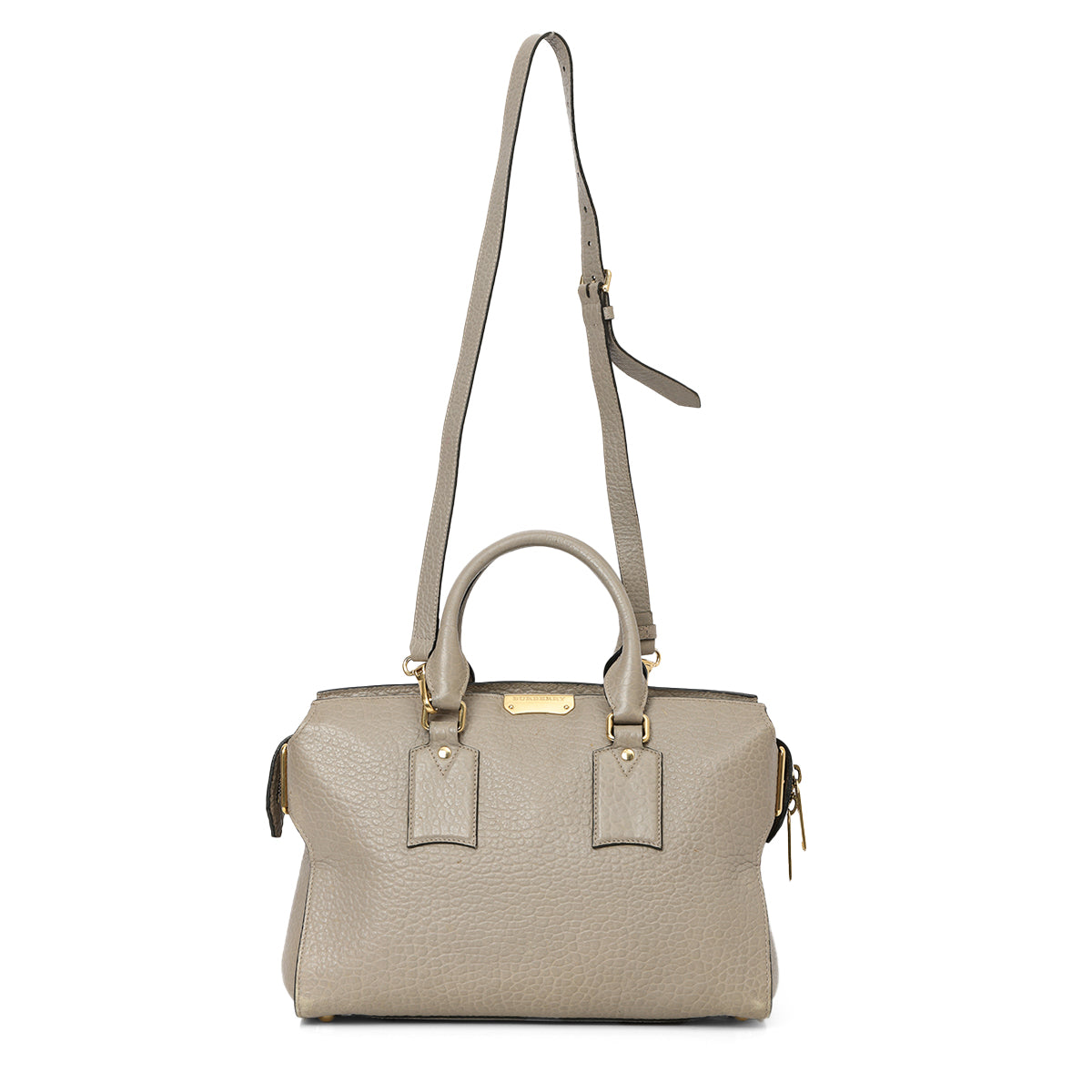 Women's Medium Clifton Insignia Grey Leather Bag