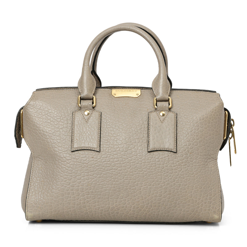 Women's Medium Clifton Insignia Grey Leather Bag