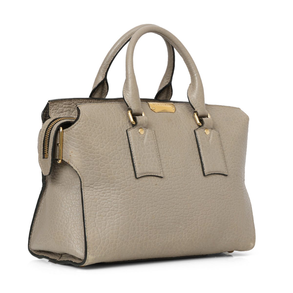 Women's Medium Clifton Insignia Grey Leather Bag