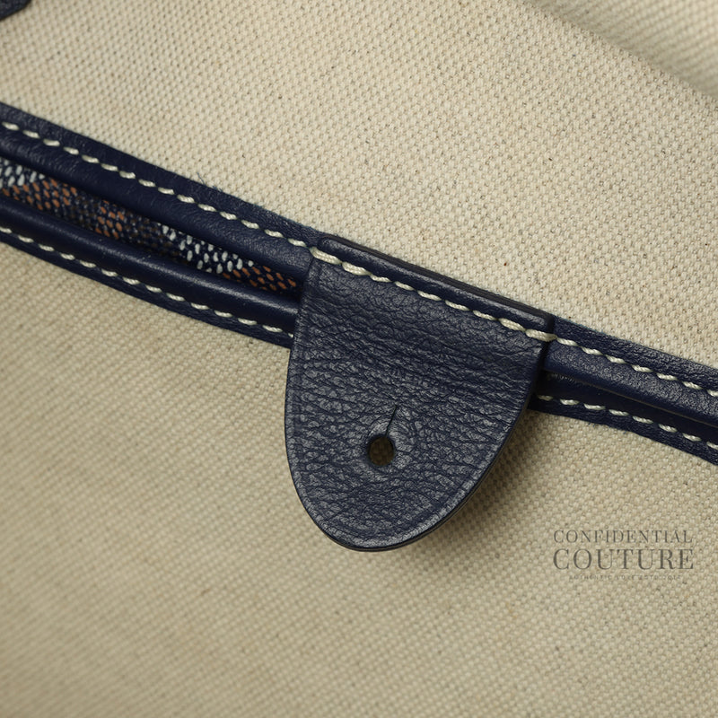 women Goyard Navy Artois MM Bag
