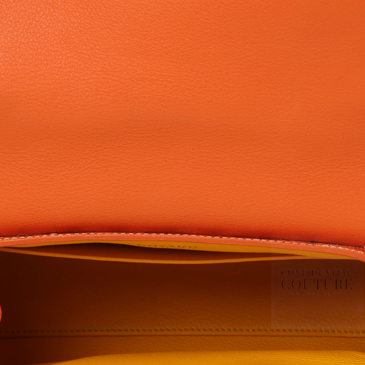 Orange Saigon Souple Mini Top Handle Bag