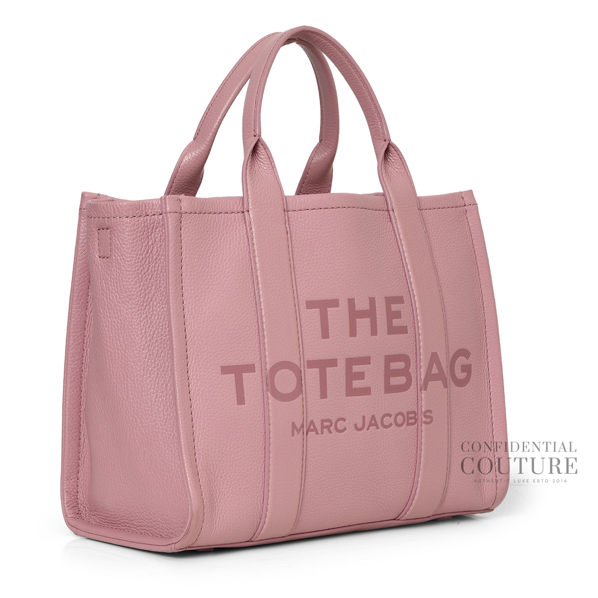 Pink The Leather Small Tote Bag