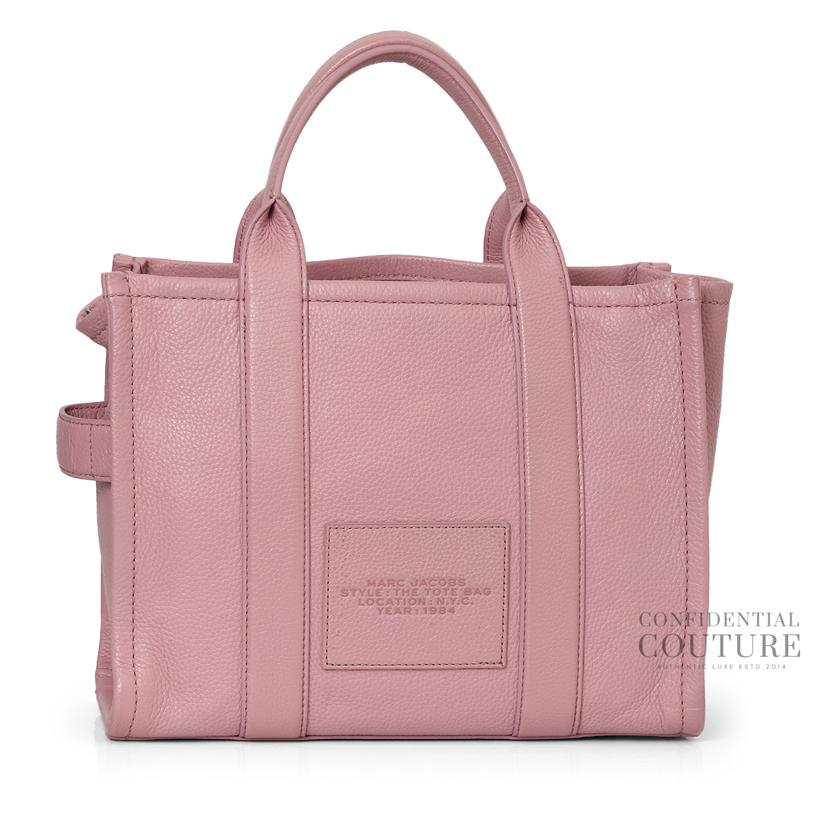 Pink The Leather Small Tote Bag
