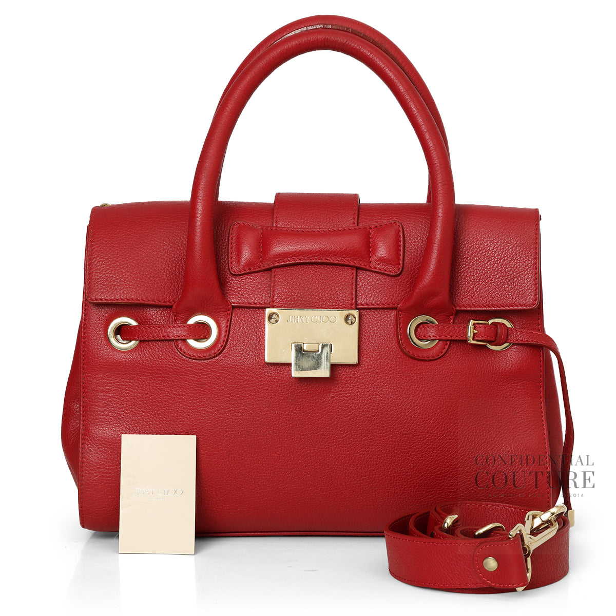 Red Rosalie Satchel Bag