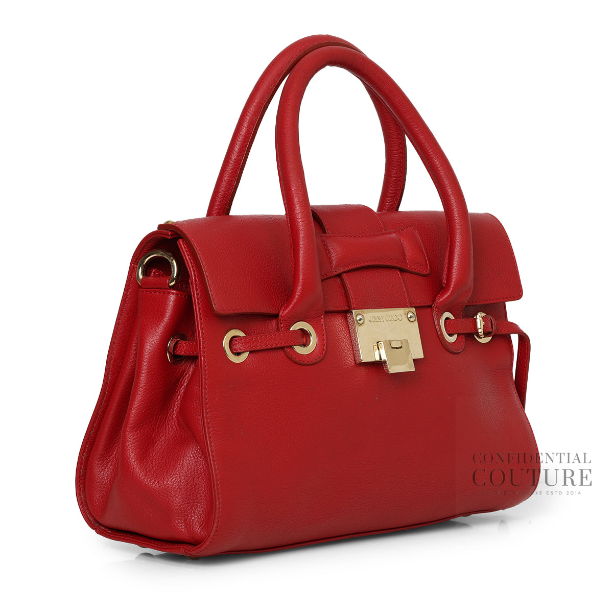 Red Rosalie Satchel Bag