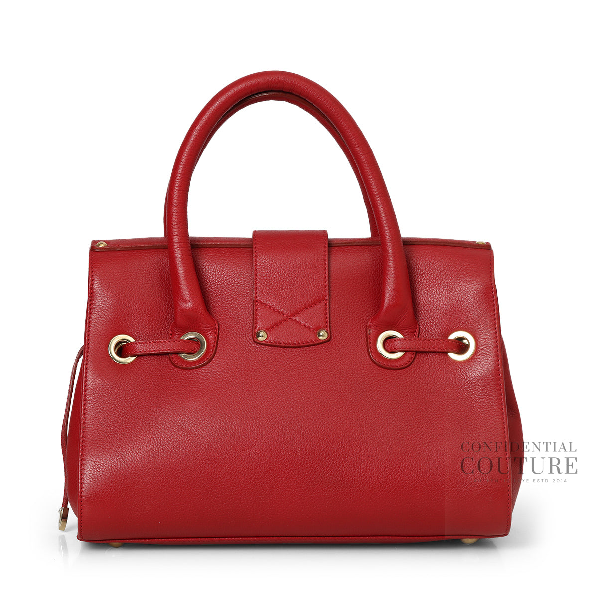 Red Rosalie Satchel Bag