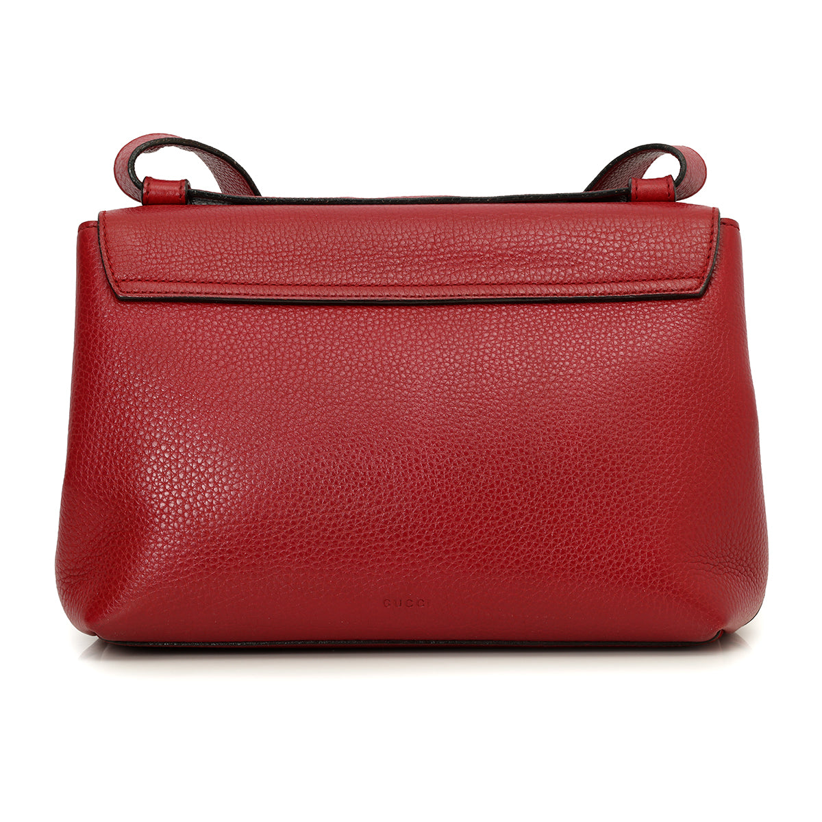 Red GG Marmont Leather Medium Shoulder Bag