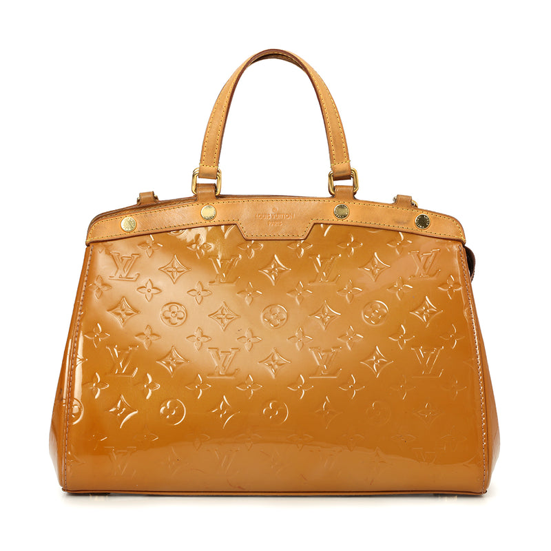 Monogram Vernis Mustard Yellow Brea MM