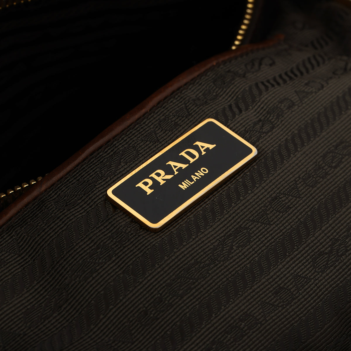 Brown Galleria Large Double Zip Tote