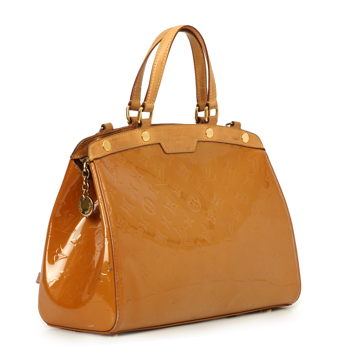 Monogram Vernis Mustard Yellow Brea MM