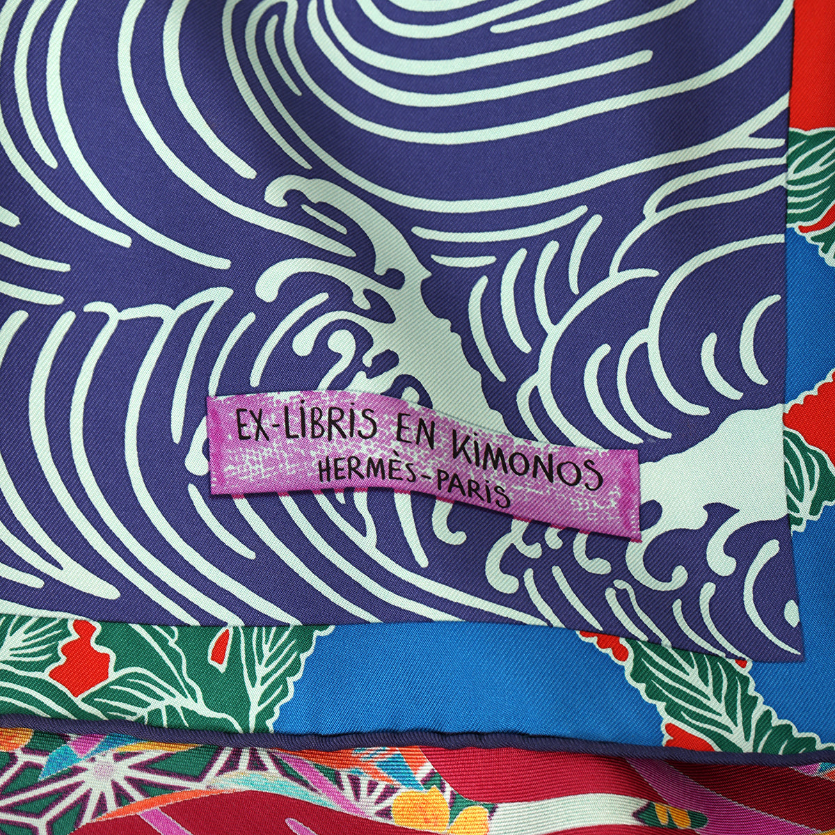 Ex Libris In Kimono Silk Scarf