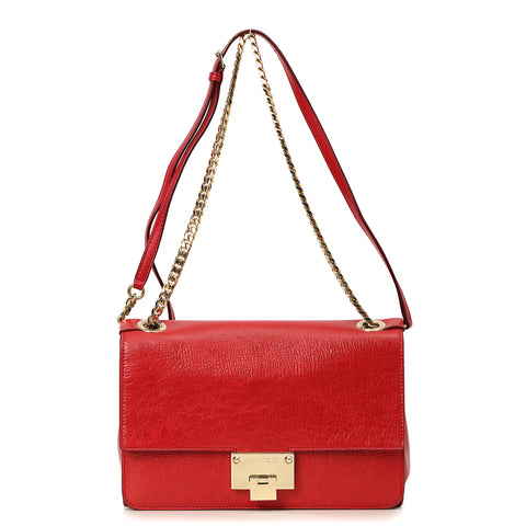 Rebel Red Leather Shoulder Bag