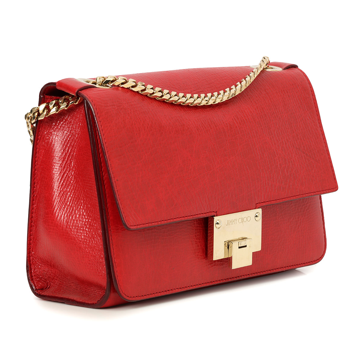 Rebel Red Leather Shoulder Bag