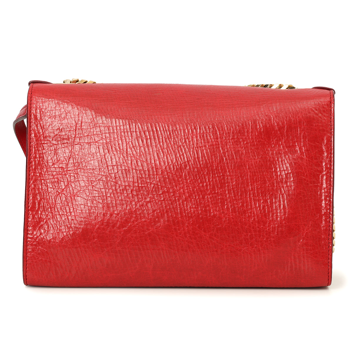 Rebel Red Leather Shoulder Bag