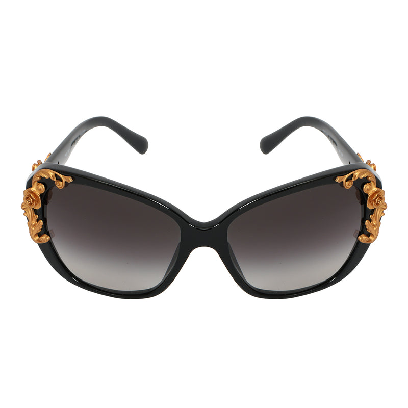 Dolce & Gabbana Black DG4167 Sicilian Baroque Women's Sunglasses