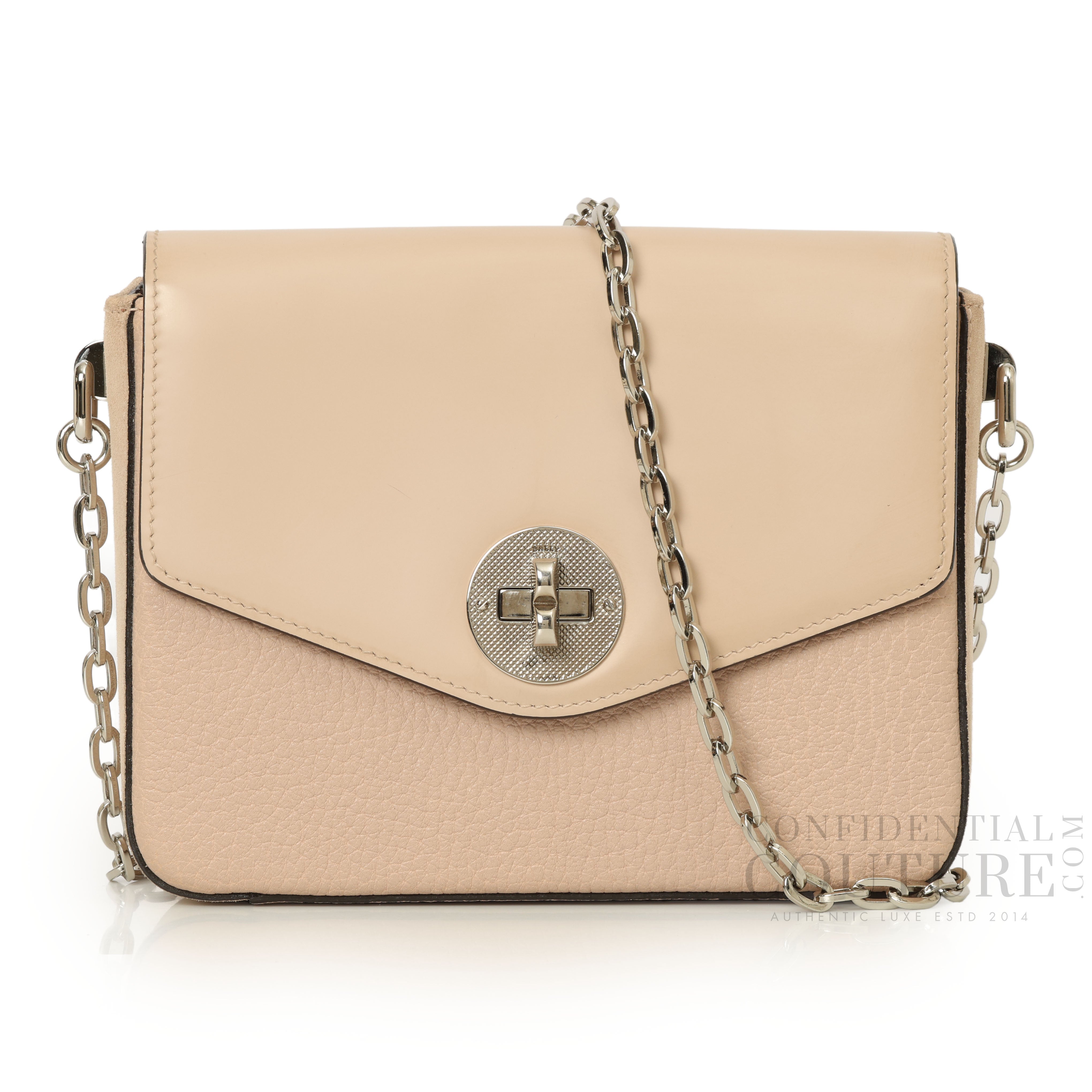 B Turn Nude Crossbody Bag