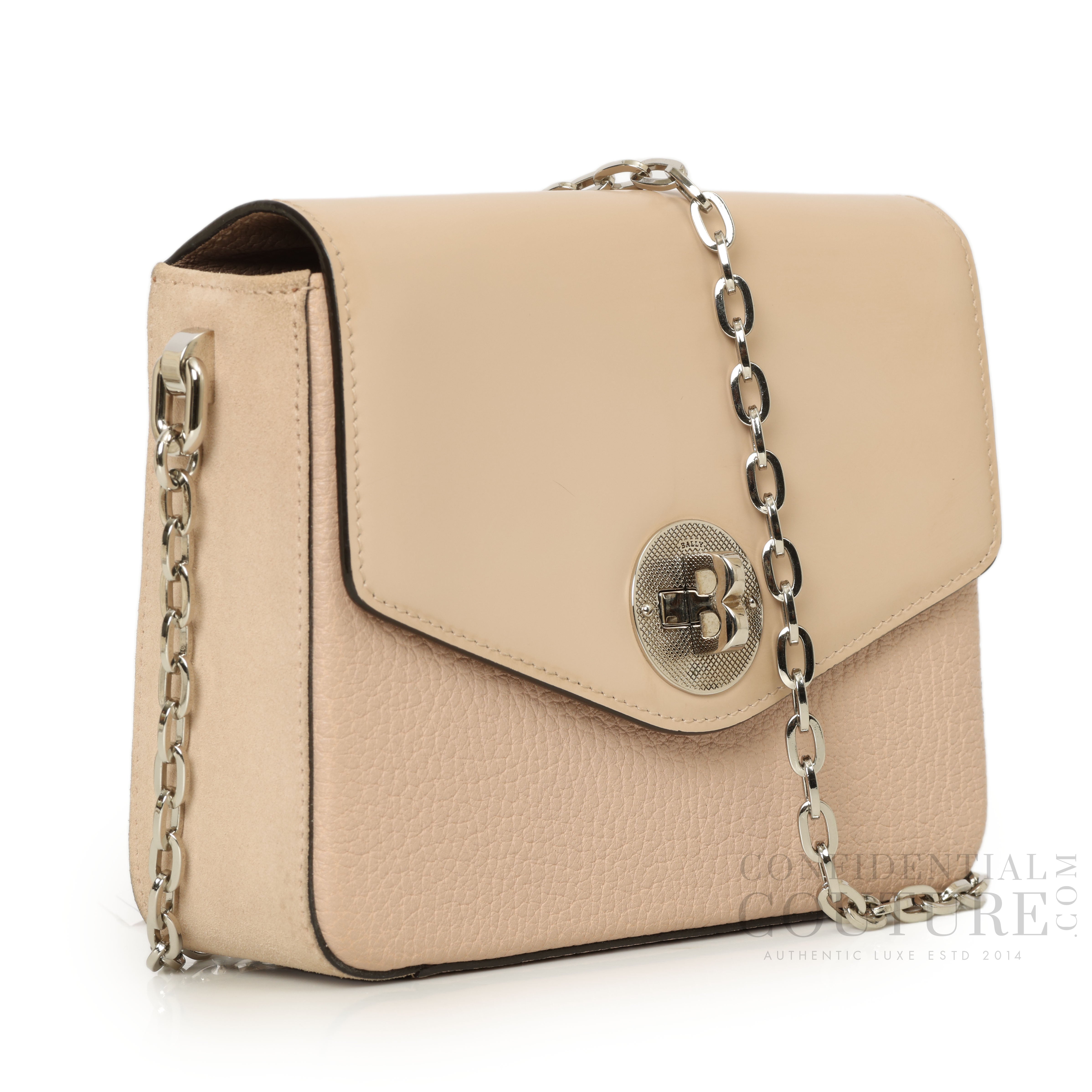 B Turn Nude Crossbody Bag