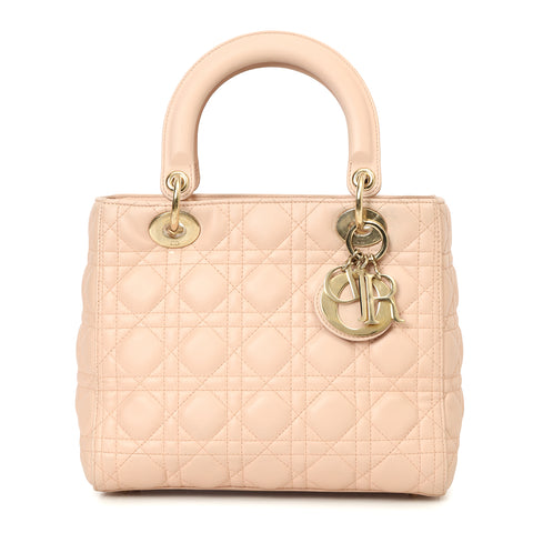 Lady Dior Medium Powder Pink Cannage Bag