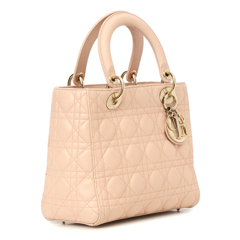Lady Dior Medium Powder Pink Cannage Bag