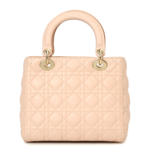 Lady Dior Medium Powder Pink Cannage Bag