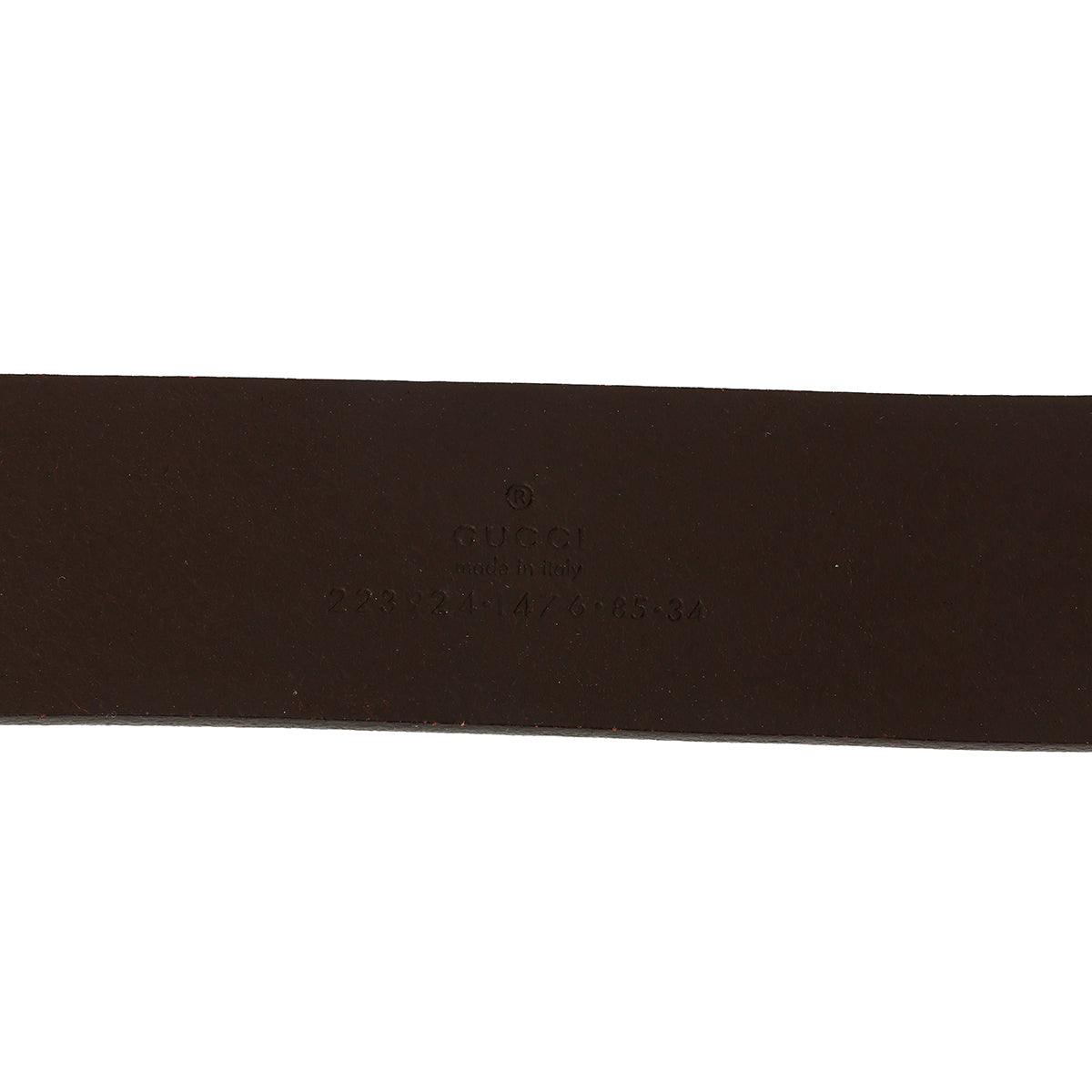 Brown Leather Hysteria Buckle Belt 34