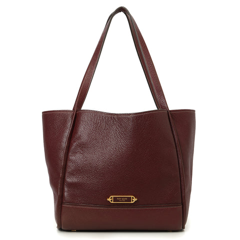 Do It All Burgundy Tote Bag