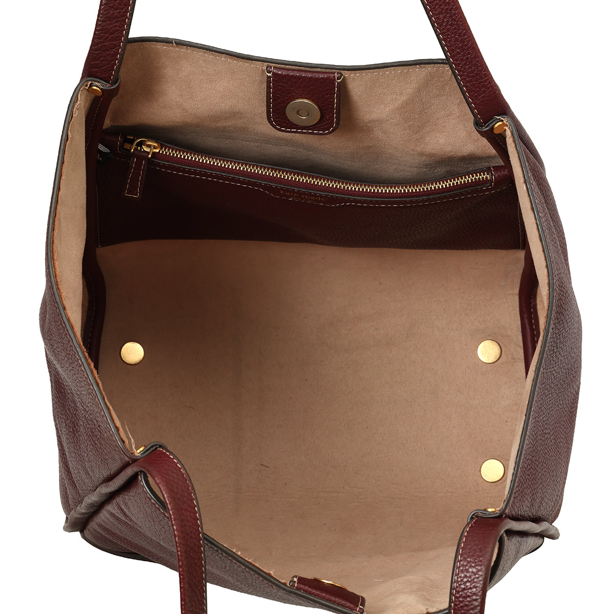 Do It All Burgundy Tote Bag